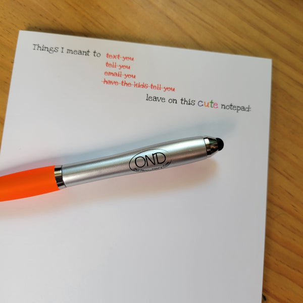 Things I meant to: Notepad