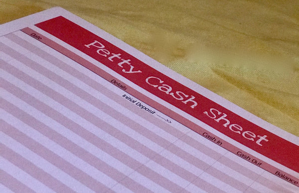 Petty Cash Sheet