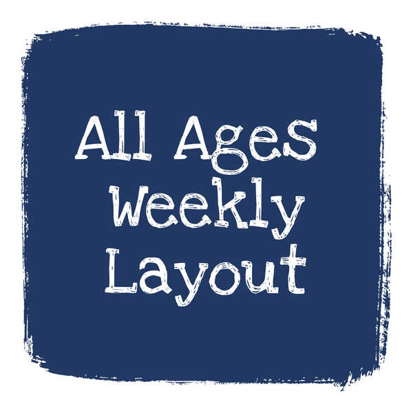 All Ages Weekly Layout (Orange)