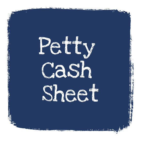 Petty Cash Sheet