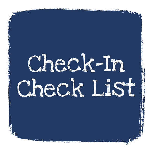 Check-In Check List