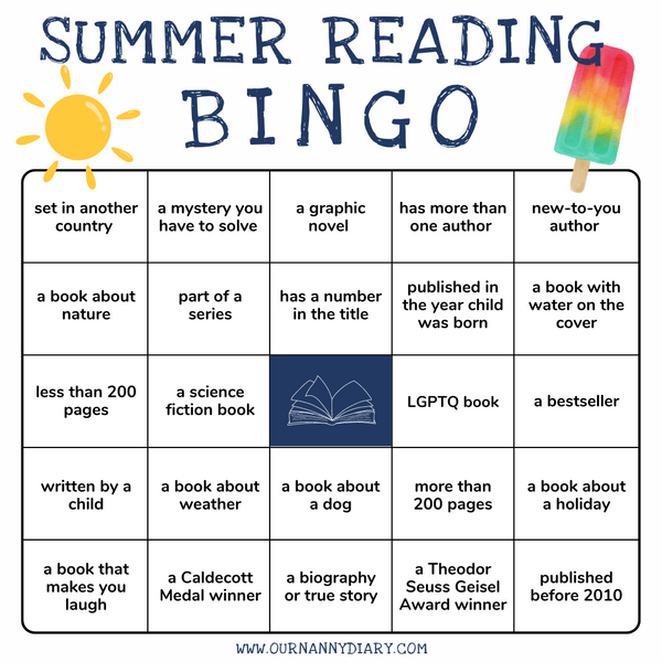 Summer Reading Bingo Download