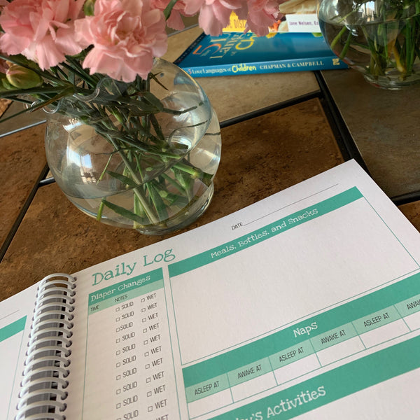Infant and Toddler Daily Diary (Teal)