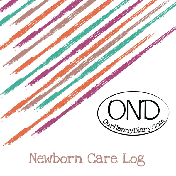 Newborn Care Diary Print it Yourself