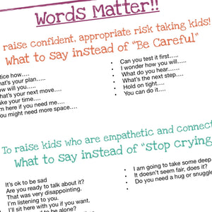 Words Matter!